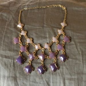Charming Charlie Purple Ombré Necklace
